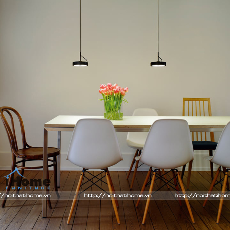 ghế nhựa chân gỗ eames hải phòng